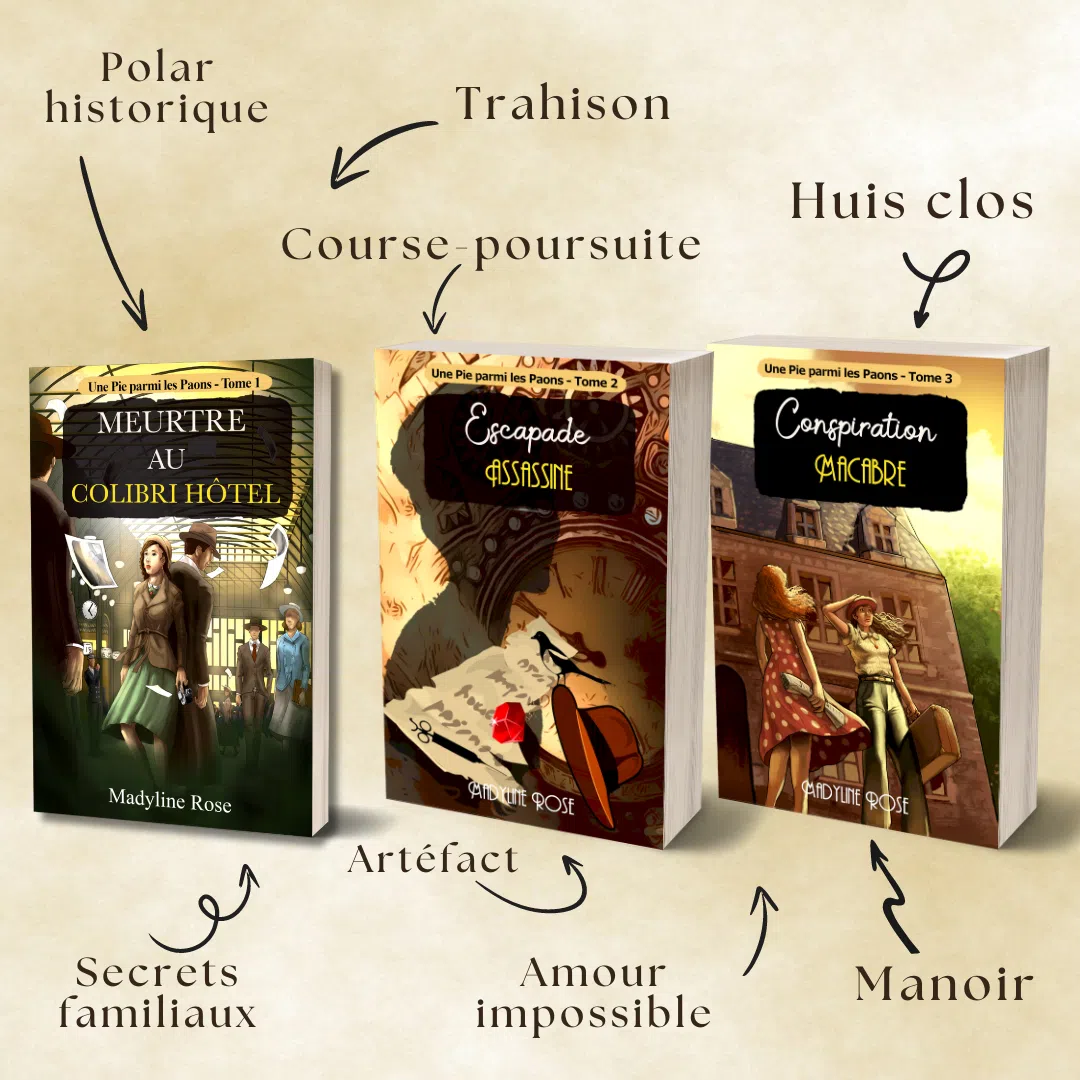 Une Pie parmi les Paons - L'INTÉGRAL  roman policier cosy – Image 2